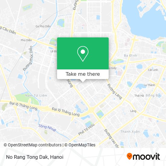 No Rang Tong Dak map