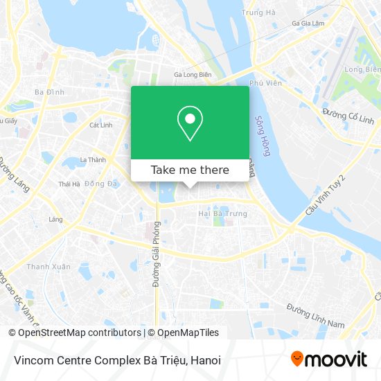 Vincom Centre Complex Bà Triệu map