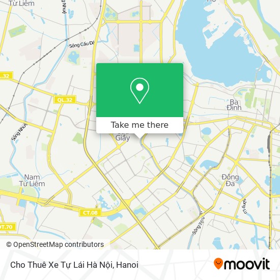 Cho Thuê Xe Tự Lái Hà Nội map