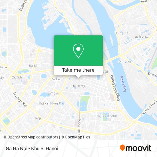 Ga Hà Nội - Khu B map
