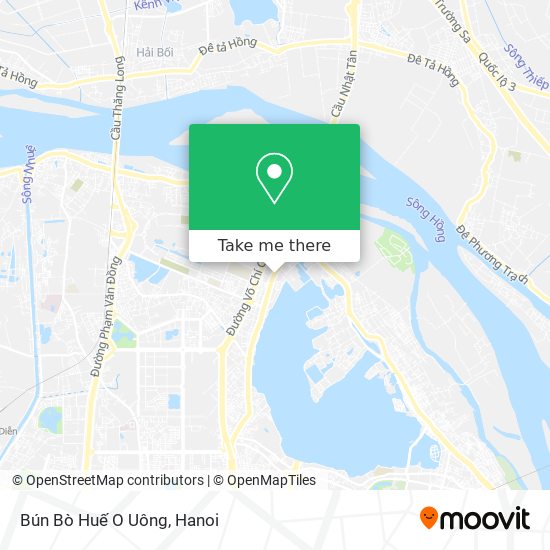 Bún Bò Huế O Uông map