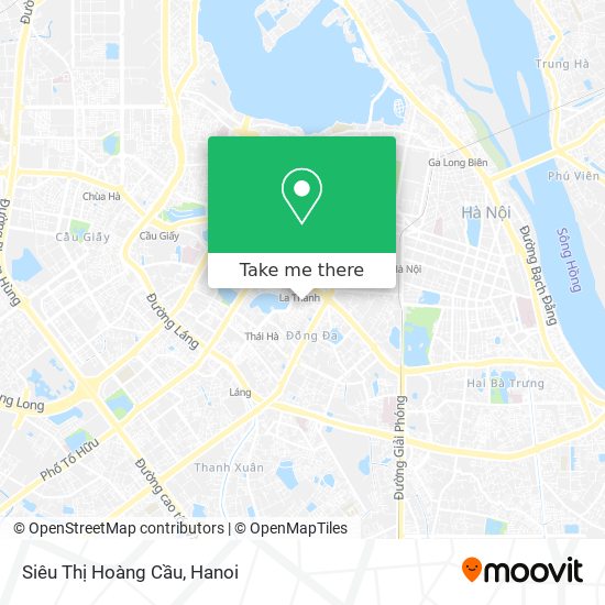 Siêu Thị Hoàng Cầu map