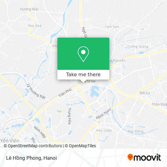 Lê Hồng Phong map