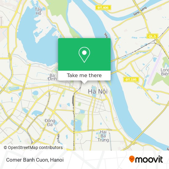 Comer Banh Cuon map