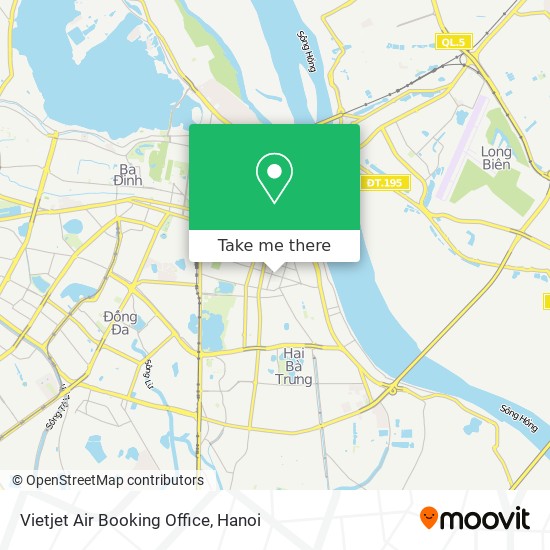 Vietjet Air Booking Office map