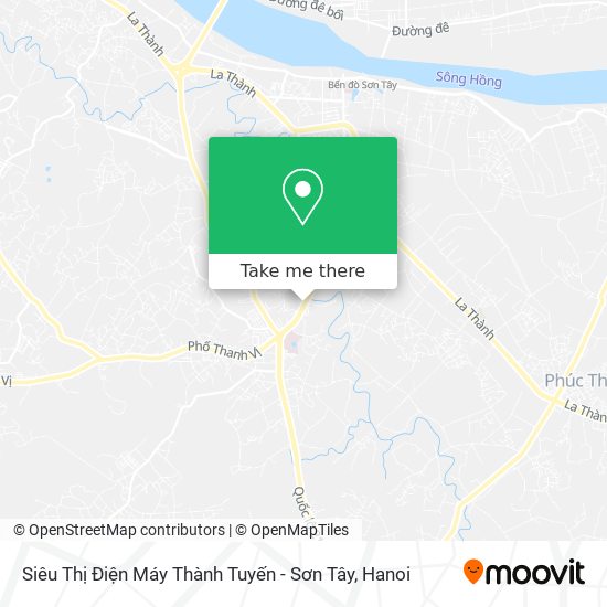 Siêu Thị Điện Máy Thành Tuyến - Sơn Tây map