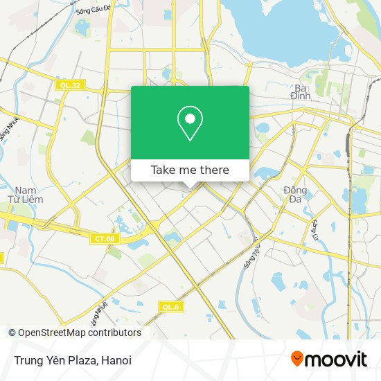 Trung Yên Plaza map