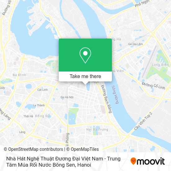 Nhà Hát Nghệ Thuật Đương Đại Việt Nam - Trung Tâm Múa Rối Nước Bông Sen map