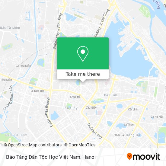 Bảo Tàng Dân Tộc Học Việt Nam map