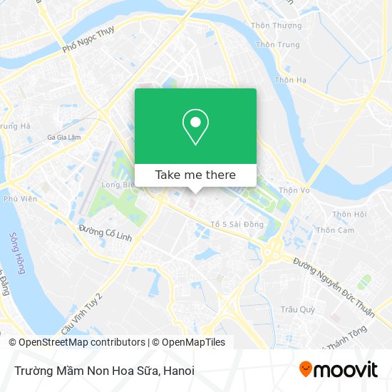 Trường Mầm Non Hoa Sữa map