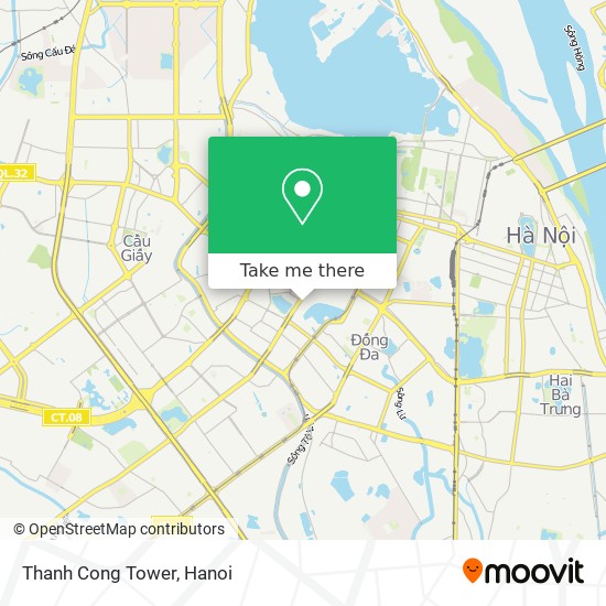 Thanh Cong Tower map