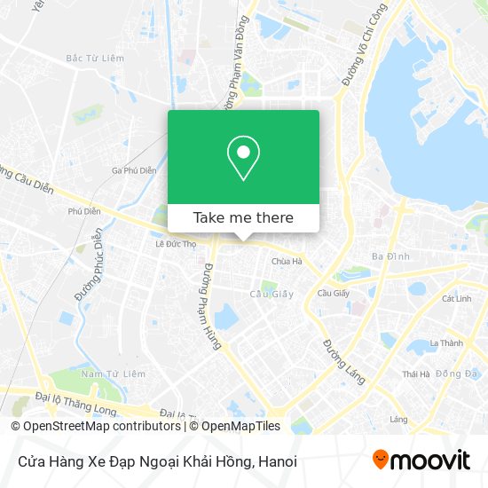 Cửa Hàng Xe Đạp Ngoại Khải Hồng map