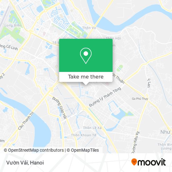 Vườn Vải map