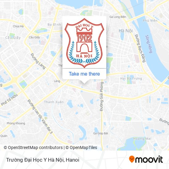 Trường Đại Học Y Hà Nội map