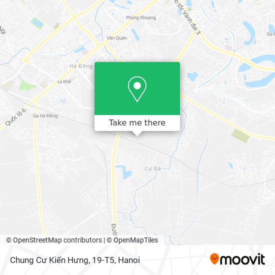 Chung Cư Kiến Hưng, 19-T5 map