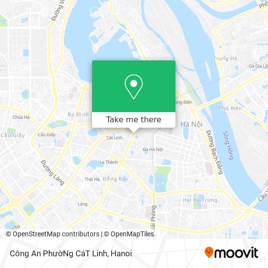 Công An PhườNg CáT Linh map