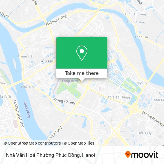 Nhà Văn Hoá Phường Phúc Đồng map