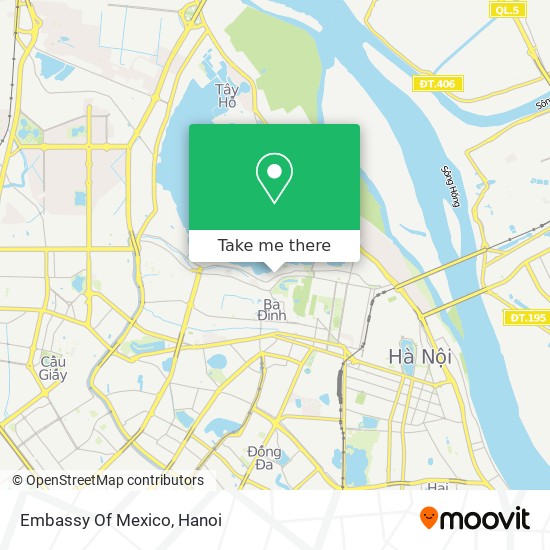 Embassy Of Mexico map