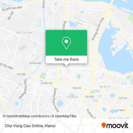 Chợ Vùng Cao Online map