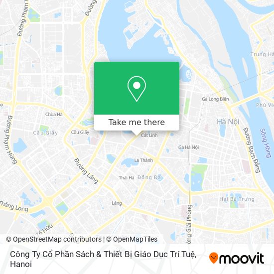 Công Ty Cổ Phần Sách & Thiết Bị Giáo Dục Trí Tuệ map