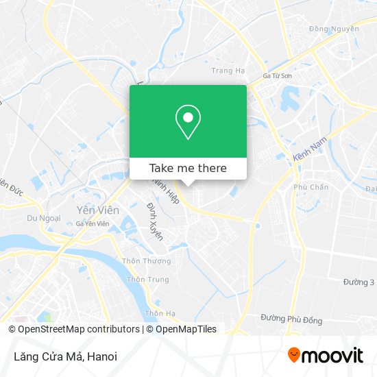 Lăng Cửa Mả map