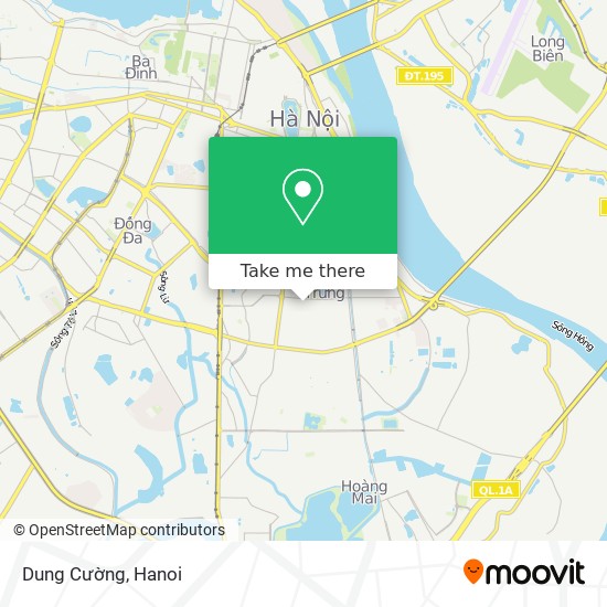 Dung Cường map