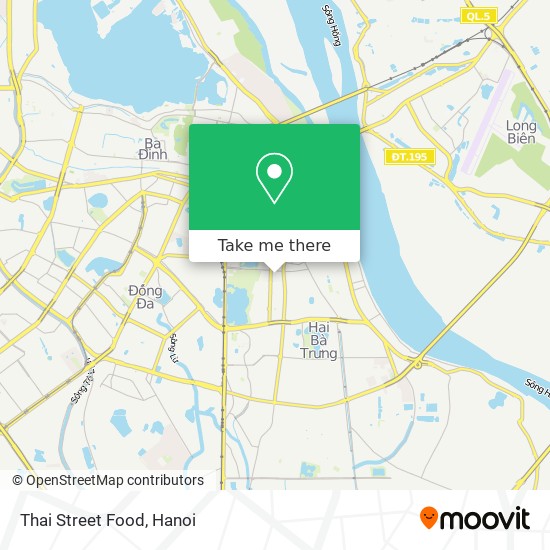 Thai Street Food map