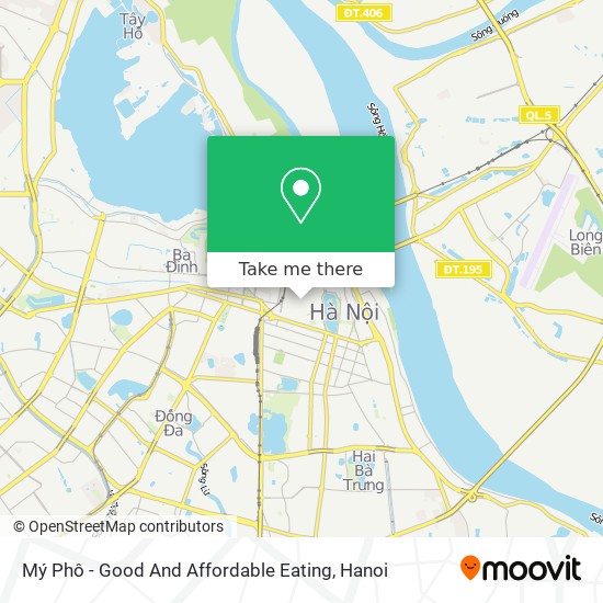 Mý Phô - Good And Affordable Eating map