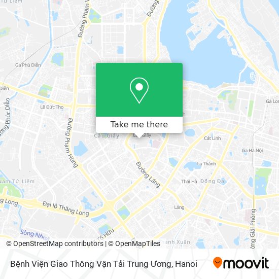 Bệnh Viện Giao Thông Vận Tải Trung Ương map