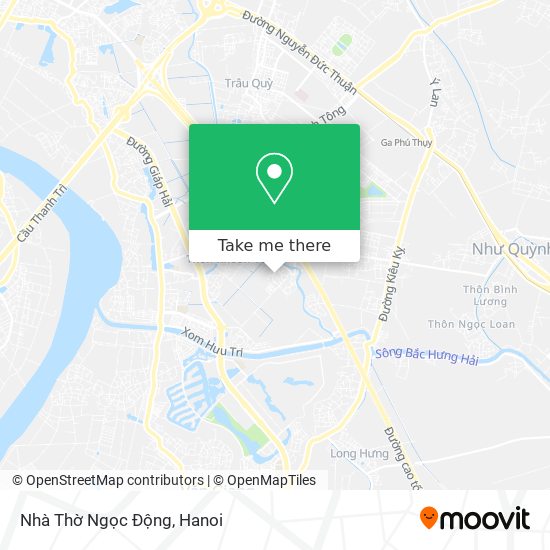 Nhà Thờ Ngọc Động map