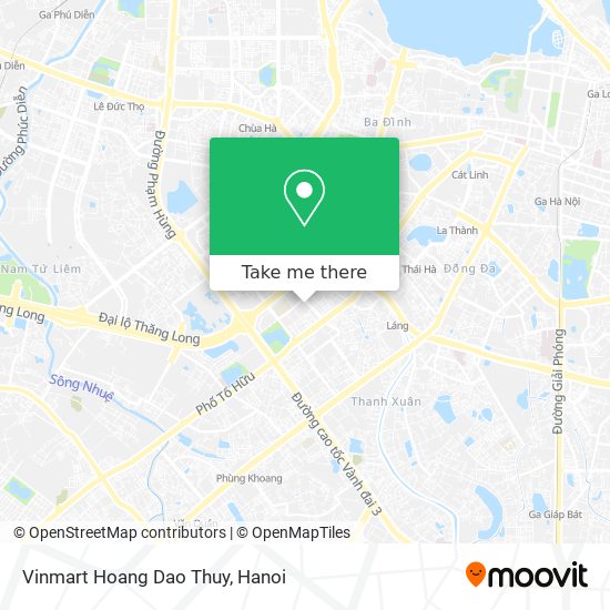 Vinmart Hoang Dao Thuy map