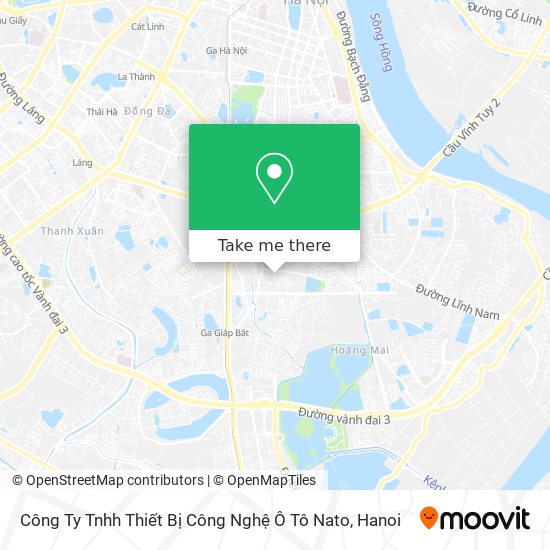 Công Ty Tnhh Thiết Bị Công Nghệ Ô Tô Nato map