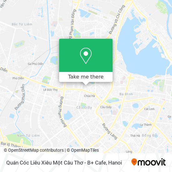 Quán Cóc Liêu Xiêu Một Câu Thơ - B+ Cafe map