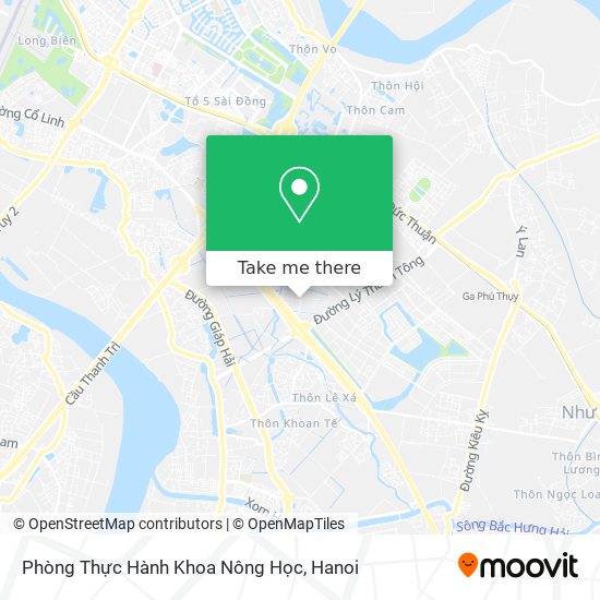 Phòng Thực Hành Khoa Nông Học map