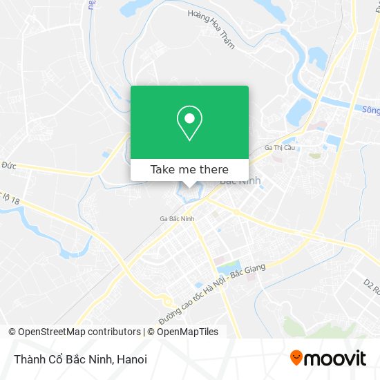 Thành Cổ Bắc Ninh map