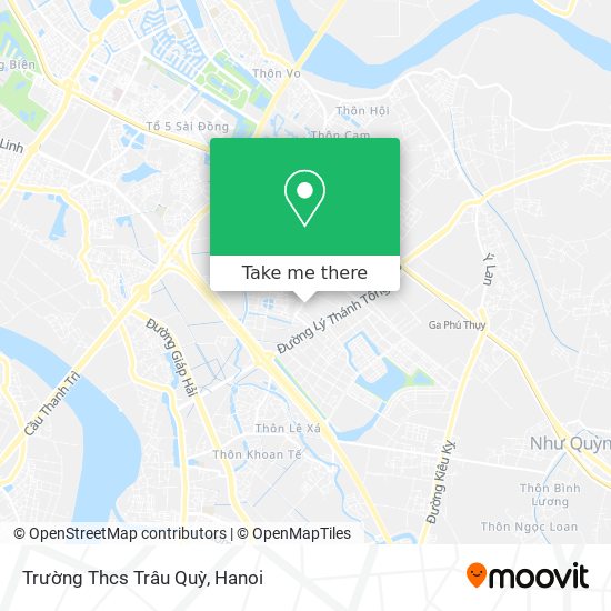 Trường Thcs Trâu Quỳ map