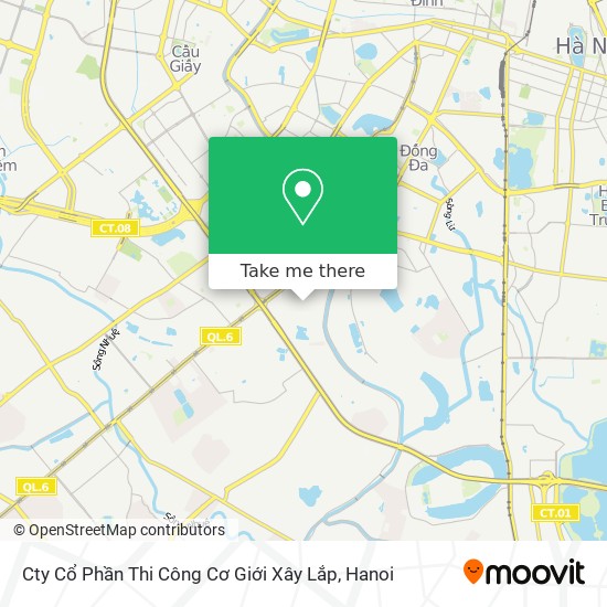 Cty Cổ Phần Thi Công Cơ Giới Xây Lắp map