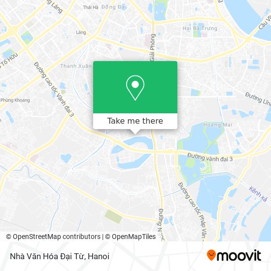 Nhà Văn Hóa Đại Từ map