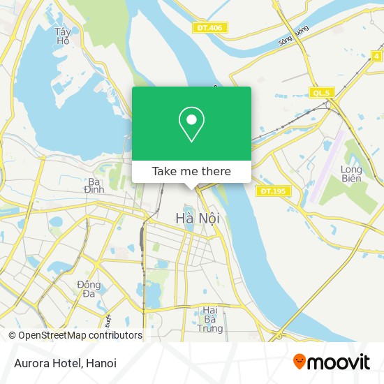 Aurora Hotel map