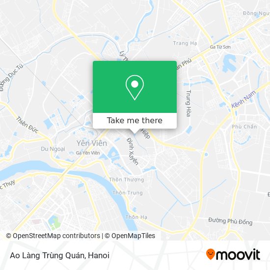 Ao Làng Trùng Quán map