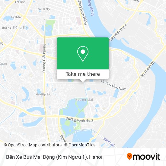 Bến Xe Bus Mai Động (Kim Ngưu 1) map