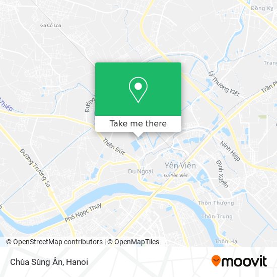 Chùa Sùng Ân map