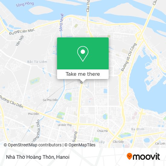 Nhà Thờ Hoàng Thôn map