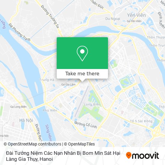 Đài Tưởng Niệm Các Nạn Nhân Bị Bom Mìn Sát Hại Làng Gia Thụy map