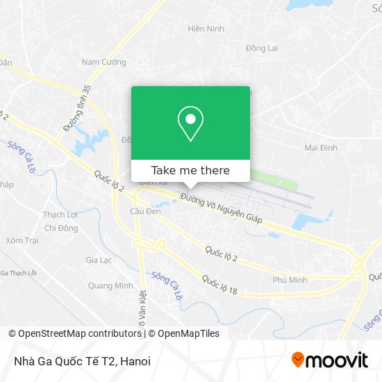 Nhà Ga Quốc Tế T2 map