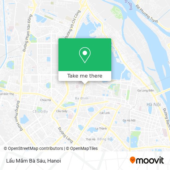 Lẩu Mắm Bà Sáu map