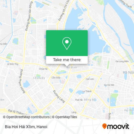 Bia Hơi Hải Xồm map