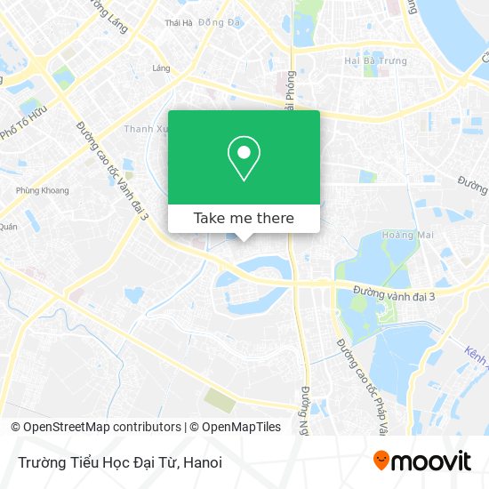 Trường Tiểu Học Đại Từ map