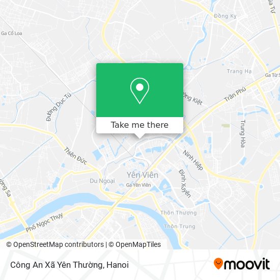 Công An Xã Yên Thường map