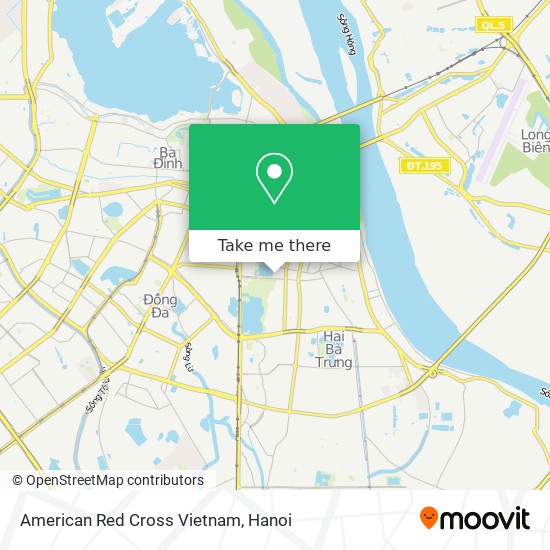 American Red Cross Vietnam map